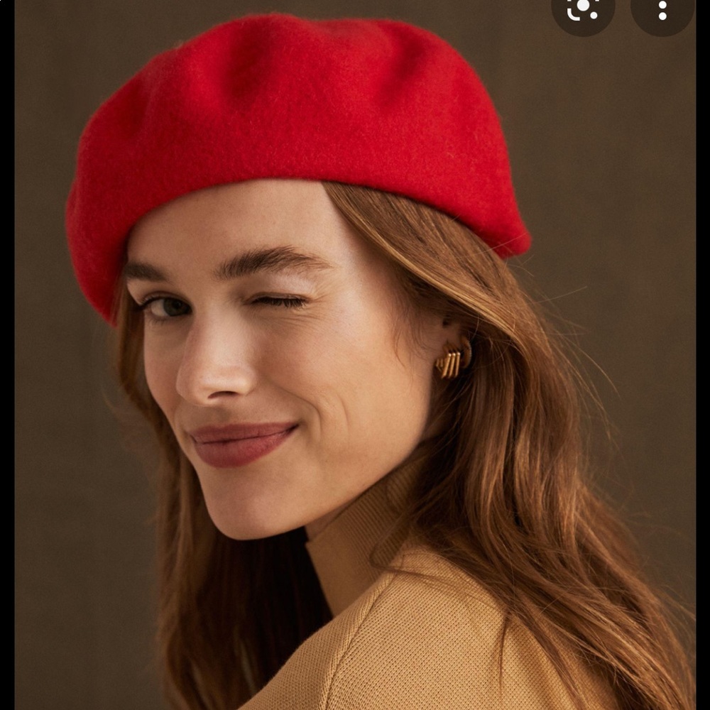 Anthropologie Wool Beret